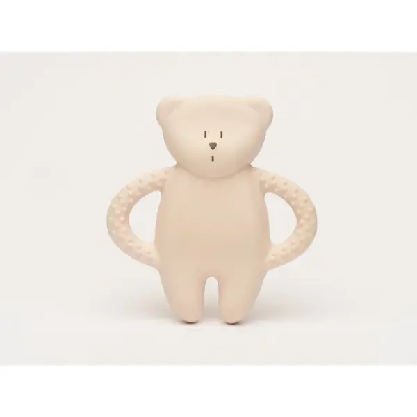 Moonie Natural Teether Rose jucărie pentru dentiție 1 buc