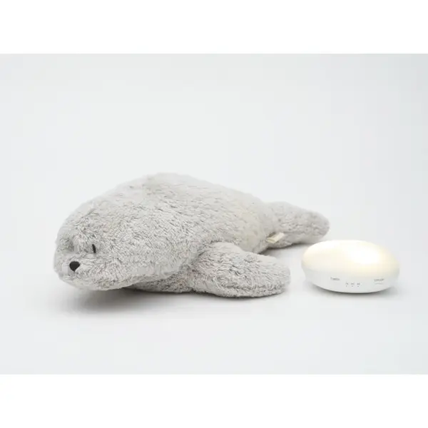 Moonie Seal jucărie de adormit Organic Grey 1 buc