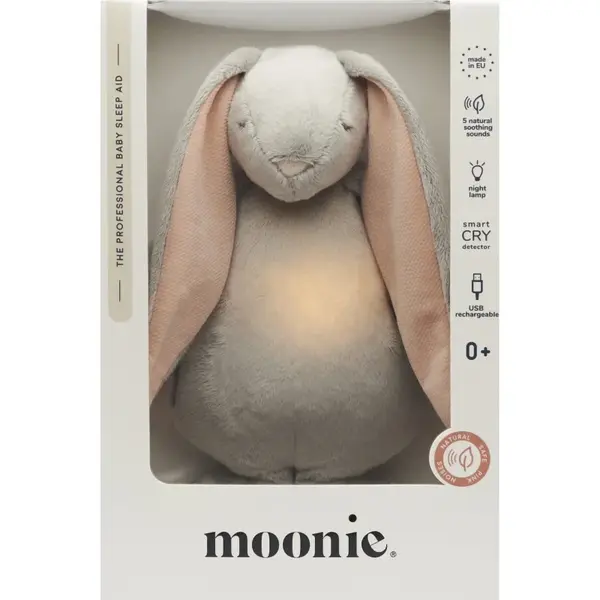 Moonie The Humming Friend 2.0 Organic Cloud jucărie de adormit cu melodie 1 buc