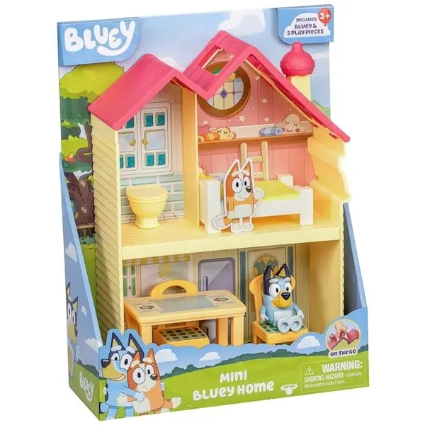 Moose Set de joaca Bluey - Heeler home, cu figurina inclusa, 3 ani+, Multicolor
