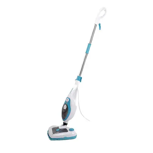 Mop cu aburi Daewoo DMO160, 1500 W, 0.4 L, recipient detergent, accesorii incluse (Alb)