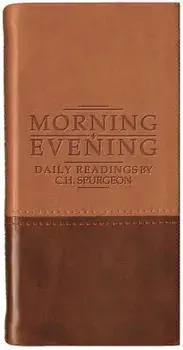 Morning and Evening - Matt Tan/Burgundy, Hardcover/Charles Haddon Spurgeon