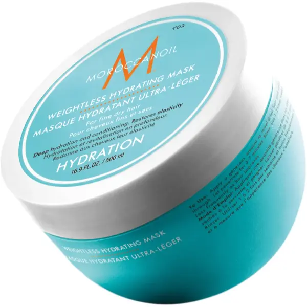 Moroccanoil Hydration Weightless Hydrating Mask mască de hidratare profundă pentru par uscat si fragil 500 ml