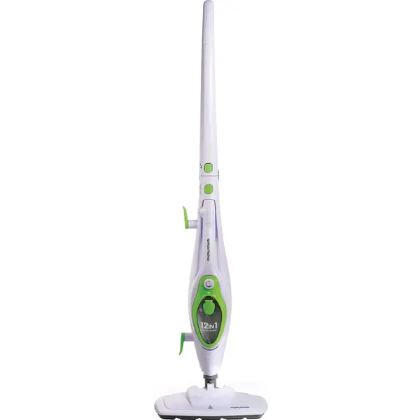 Morphy Richards Aparat de curatat cu abur 12 in 1 Morphy Richards 720512, 1500W, Steam Mop, capacitate 380 ml, Alb