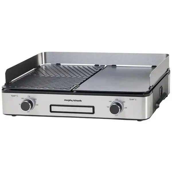 Morphy Richards Grill electric Morphy Richards MGS1002, 2400W, Argintiu