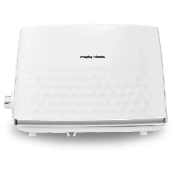 Morphy Richards Prajitor de paine MORPHY RICHARDS, HIVE, putere 850W, 7 trepte de putere, compartimente pentru 2 felii simultan, functie de dezghetare, Alb