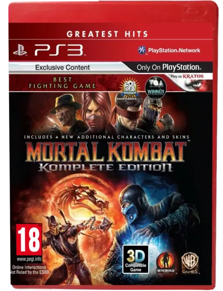 Mortal Kombat Komplete Edition Greatest Hits PS3