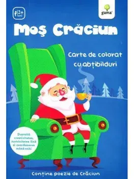 Mos Craciun. Carte de colorat cu abtibilduri/***