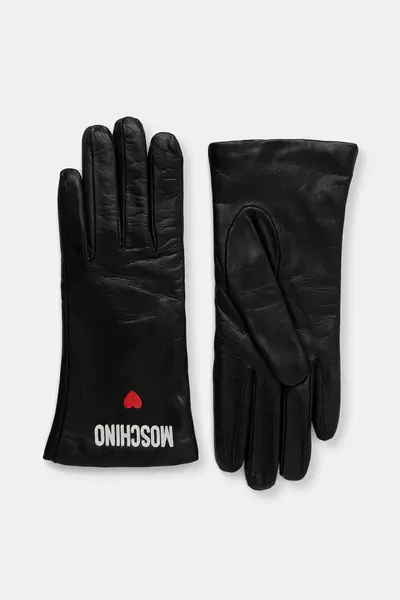 Moschino mănuși de piele