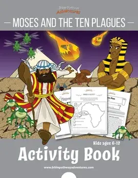Moses and the Ten Plagues Activity Book, Paperback/Pip Reid