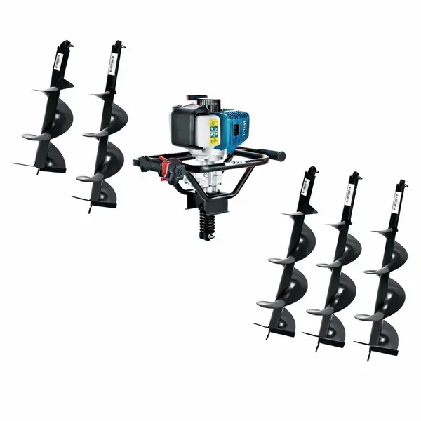 Motoburghiu - Foreza Pamant - Detoolz DZ-C308 - Putere 2CP, 8500 RPM, 52cc - FULL BOX ( 5 burghie incluse )
