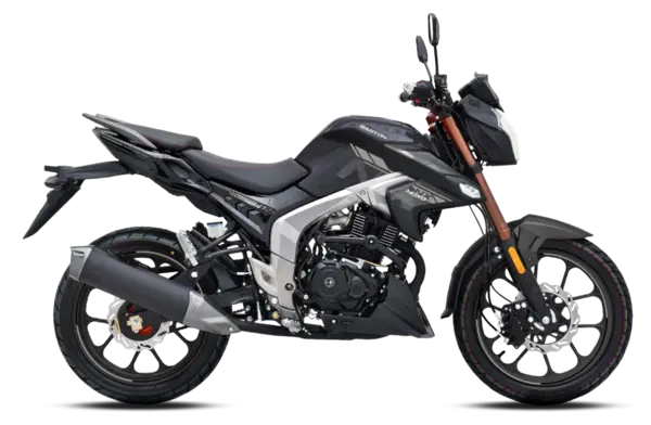 Motocicleta Barton Motors Noxo 125cc, negru gri, racire aer
