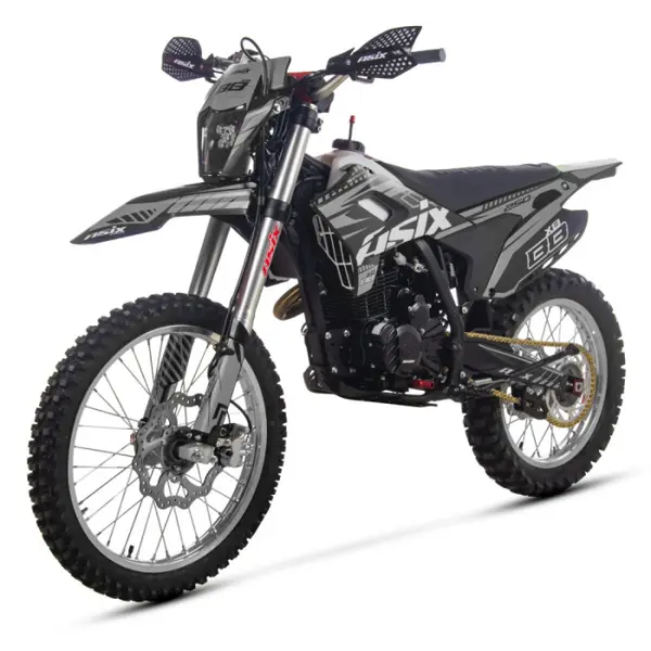 Motocicleta Cross Enduro Asix XB88 A3, 250cc, roti 21 18 , culoare negru gri, pornire electric picior
