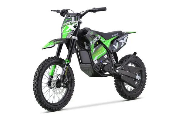 Motocicleta electrica Nitro Tiger VX DLX 2000W 14 12 60V 15.6Ah Lithiu ION, culoare verde