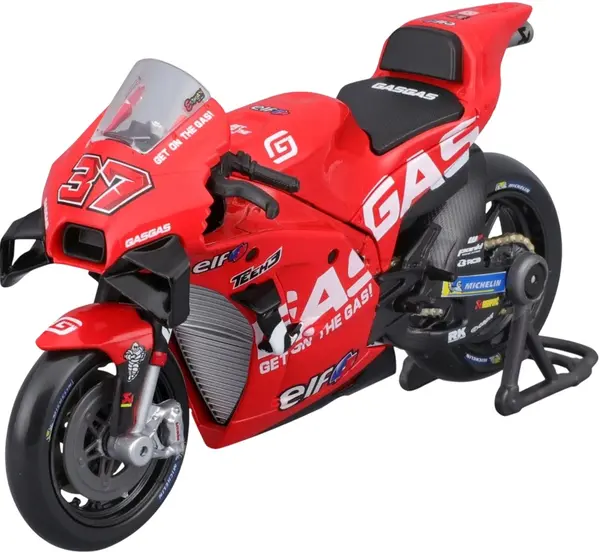 Motocicletă metalică Maisto - KTM RC16 Team GasGas Factory Tech 3 Racing #37, 1:18
