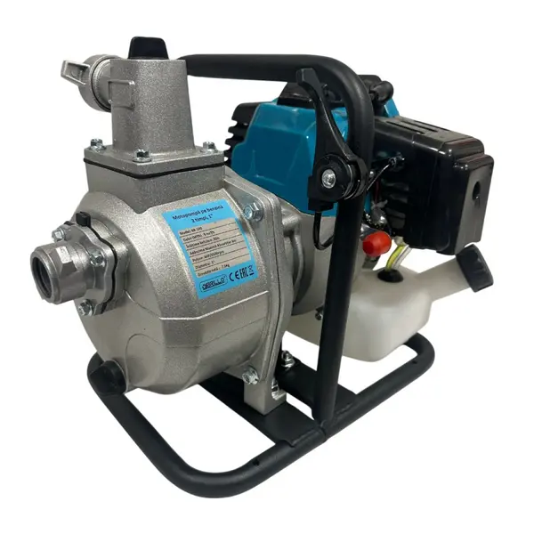 Motopompa 4 CP, benzina 2T, racord 1″, debit 9000l/h, adancime de aspiratie 8m, inaltime pompare 30M, Brillo