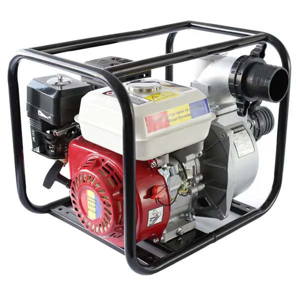 Motopompa pe benzina Micul Fermier GF-0246, 4 timpi, 3 , 4.8kW, 6.50CP, Adancime 8m, Refulare 28m, Debit 45mc h