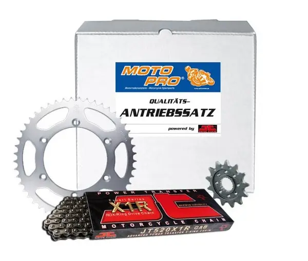 Motopro - kit lant KTM 640LC4 Enduro Adventure, pinioane 16 42 Lant JT 520X1R2-118 X-Ring (Format din 105-412-16 115-464-42 145-452-118)