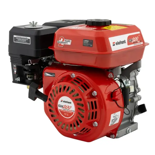 Motor pe benzina cu ax de 19mm ELEFANT GX200, 6,5 CP, 3600 rot min
