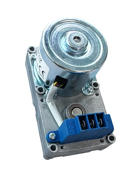 Motor reductor 2.5 rpm, compatibil cu centrale pe peleti Fornello Rossi Camino Compact si Fornello Lidya Compact, prevazute cu sistem de autocuratare
