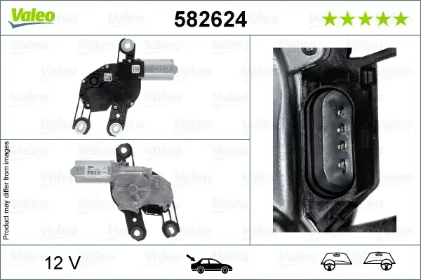 Motor stergator Spate potrivit CUPRA ATECA; SEAT ARONA, ATECA, IBIZA V, MII; SKODA CITIGO, E-CITIGO, FABIA IV, KAMIQ, OCTAVIA IV, SCALA; VW GOLF ALLTRACK VII, GOLF SPORTSVAN VII 08.11-