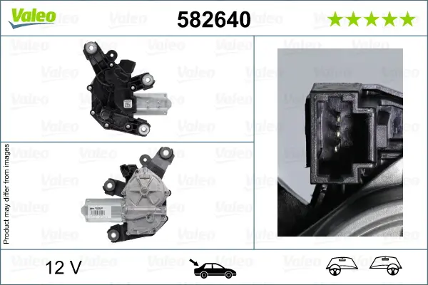 Motor stergator Spate potrivit DACIA DUSTER, DUSTER SUV, LOGAN MCV II; LAND ROVER FREELANDER I; NISSAN JUKE, QASHQAI II 02.98-
