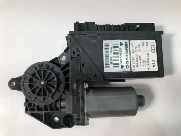 Motoras macara geam stanga spate cu modul 8e0959801a Audi A4 (2001-2004) [8E2, B6]