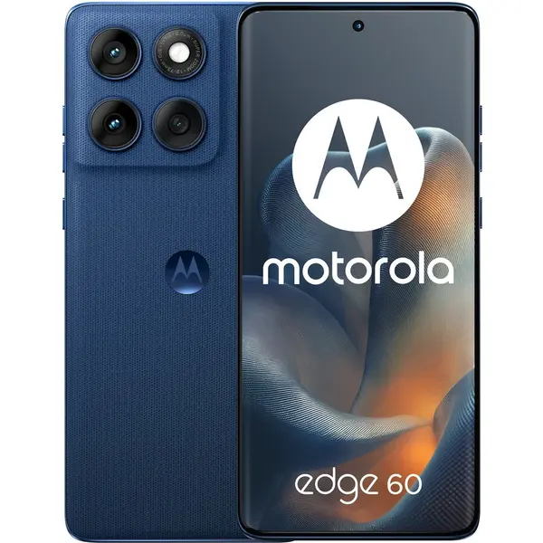 Motorola Telefon mobil Motorola Edge 60, 6.67 inch, Dual SIM, 256GB, 8GB RAM, 5G, Pantone Gibraltar Sea