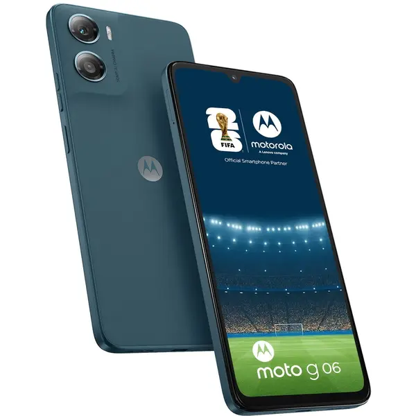 Motorola Telefon mobil Motorola G06 Dual SIM, 64GB, 4GB RAM, 4G, Albastru inchis