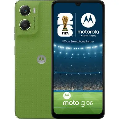 Motorola Telefon mobil Motorola Moto G06, 4GB RAM, 128GB, 4G, Dual SIM, Pantone Tendril, Verde