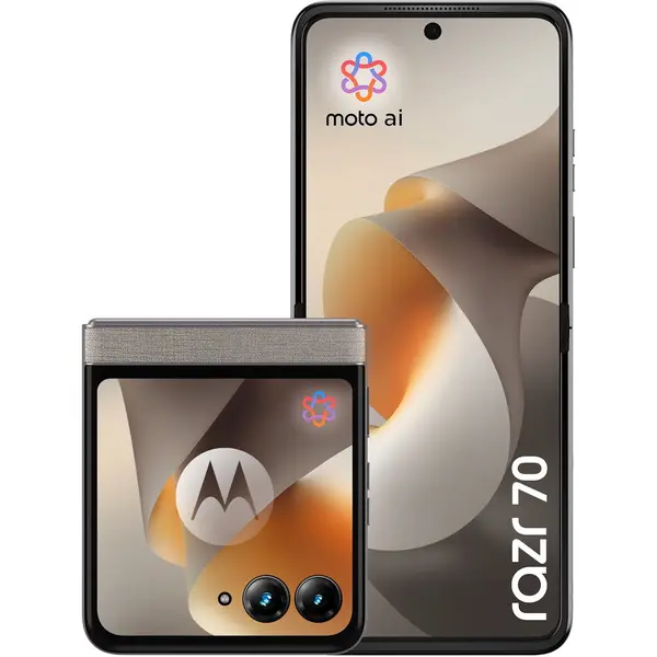 Motorola Telefon mobil Motorola razr 70, 256GB, 8GB RAM, 5G, PANTONE Hematite (Gri)