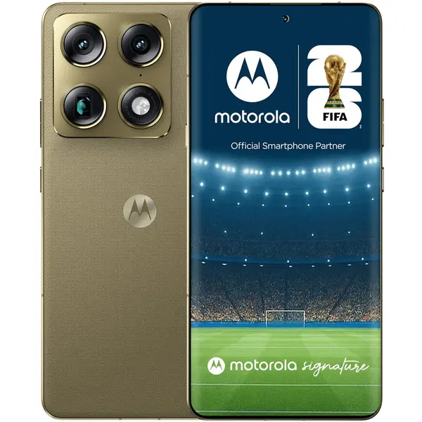 Motorola Telefon mobil Motorola Signature, 512GB, 16GB RAM, 5G, Dual SIM, Verde olive
