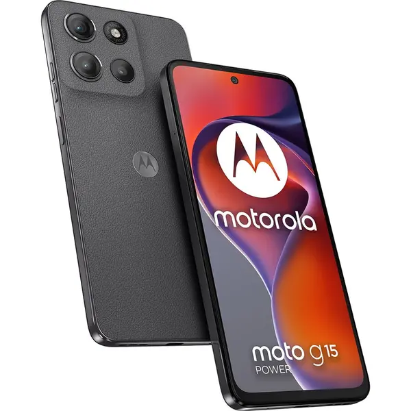Motorola Telefon MOTOROLA Moto G15 Power, 17.1 cm (6.72), 256GB, 8GB RAM, Dual SIM, Android 15, 4G, Gri