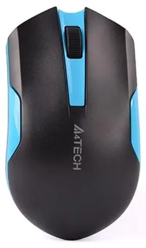 Mouse A4Tech - V-Track G3-200N, optic , wireless , negre /albastru
