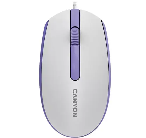 Mouse Canyon M-10, Wired, USB, 1000dpi (Gri inchis)