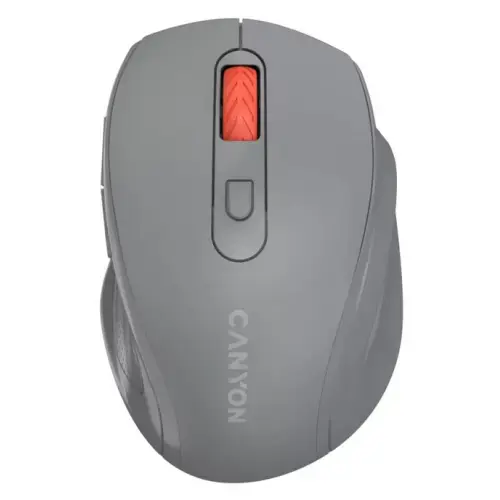 Mouse Canyon OnClick 20, USB, Wireless 2.4Ghz (Gri/Portocaliu)
