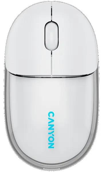 Mouse Canyon - OnClick 24, wireless, albă