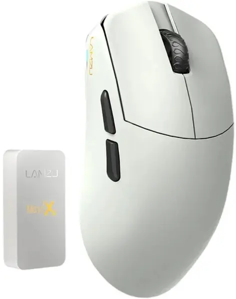 Mouse de gaming Lamzu - MAYA X 8K, optic, wireless , Cloud Grey