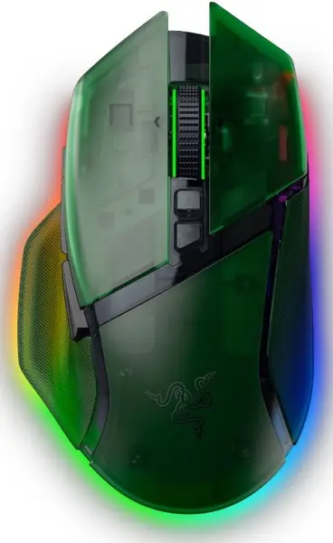Mouse de gaming Razer - Basilisk V3 Pro, optic, verde