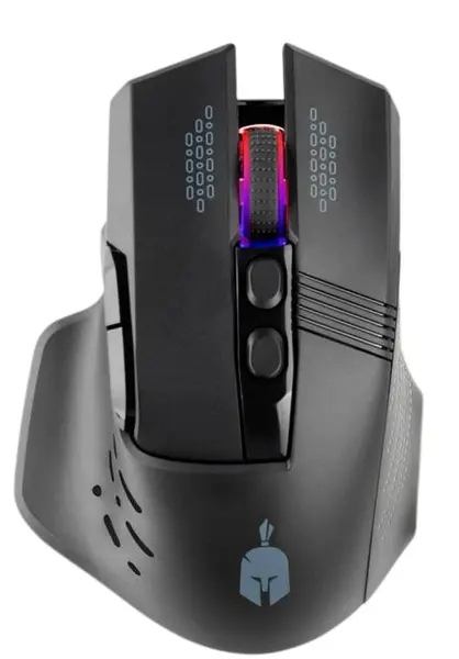 Mouse de gaming Spartan Gear - Cecrops, wireless, PS/PC/XBOX, negru