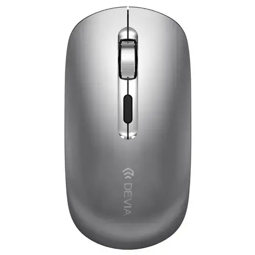 Mouse Devia Lingo Series Wireless, 2.4G Dual Mode, Bluetooth 5.0, USB, 1600 DPI (Gri)