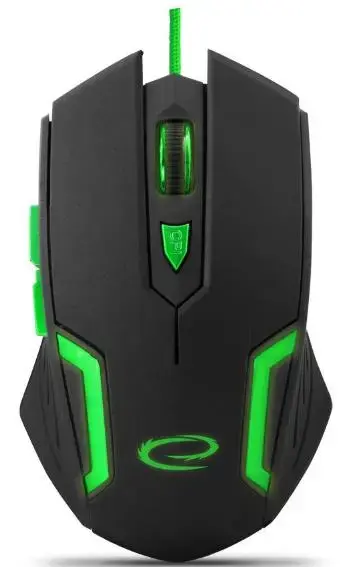 Mouse ESPERANZA EGM205B (Negru/Verde)
