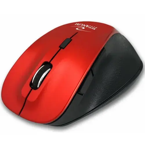 Mouse Esperanza Fornax TM122R, Wireless, 5 butoane, USB (Rosu/Negru)