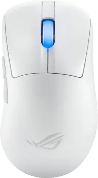 Mouse Gaming ASUS ROG Keris II Ace, Wireless 2.4 Ghz, Bluetooth, Wired (Alb)