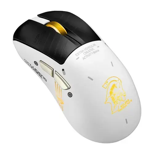Mouse Gaming ASUS ROG Keris II Origin Kojima Edition, RF Wireless + Bluetooth + USB Type-A, 42000 DPI, RGB (Alb)