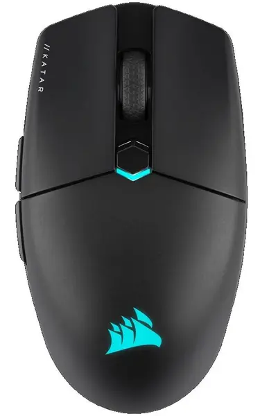 Mouse gaming Corsair - Katar Elite Wireless, 26000 DPI, negru
