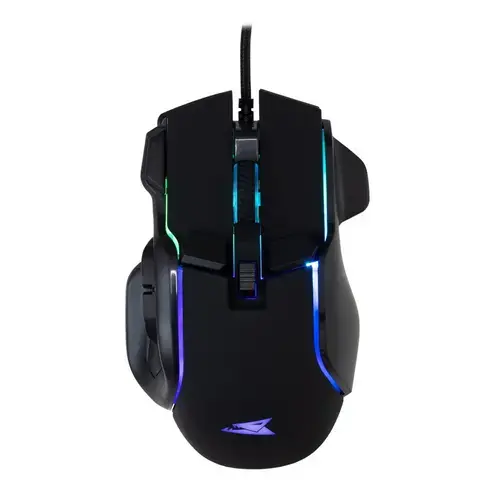 Mouse Gaming cu fir Baracuda PIRANHA BGM-071, 7200 DPI (Negru)