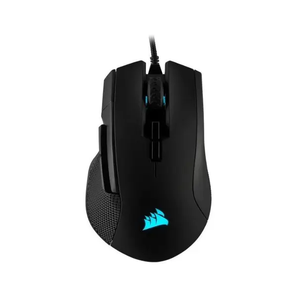 Mouse gaming cu fir Corsair Ironclaw RGB, Optical, 18000 dpi, Negru