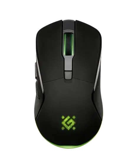 Mouse Gaming Defender GM-534, Wireless 2.4Ghz, iluminare RGB (Negru)
