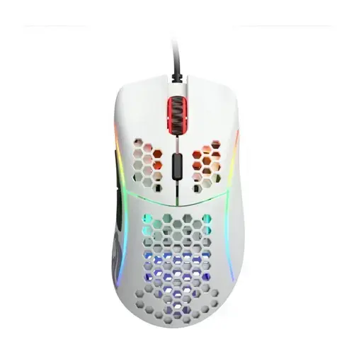 Mouse Gaming Glorious Model D, RGB, USB, 12000 DPI (Alb)